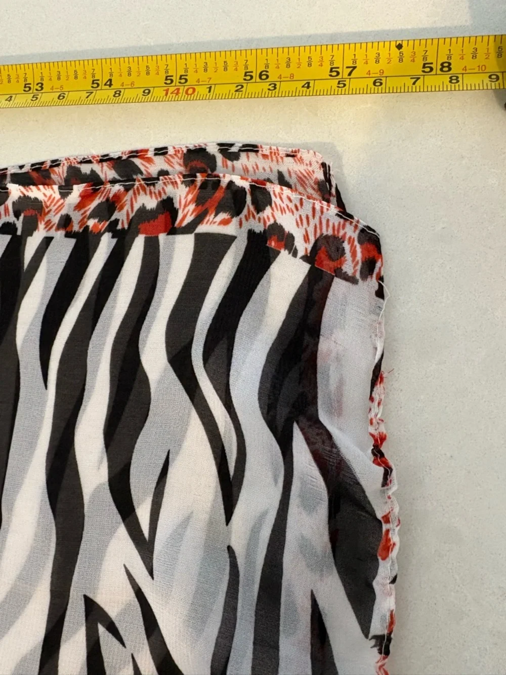 Wild at Heart Mixed Animal & Floral Print Chiffon Scarf - Picture 10 of 12